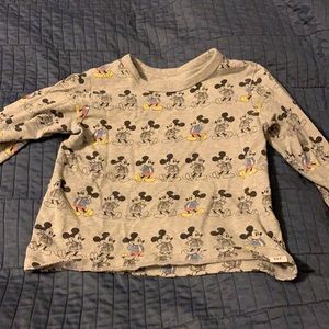 Long sleeve Disney Mickey Mouse t shirt